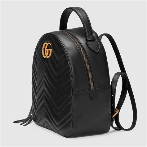 black Gucci backpack women's